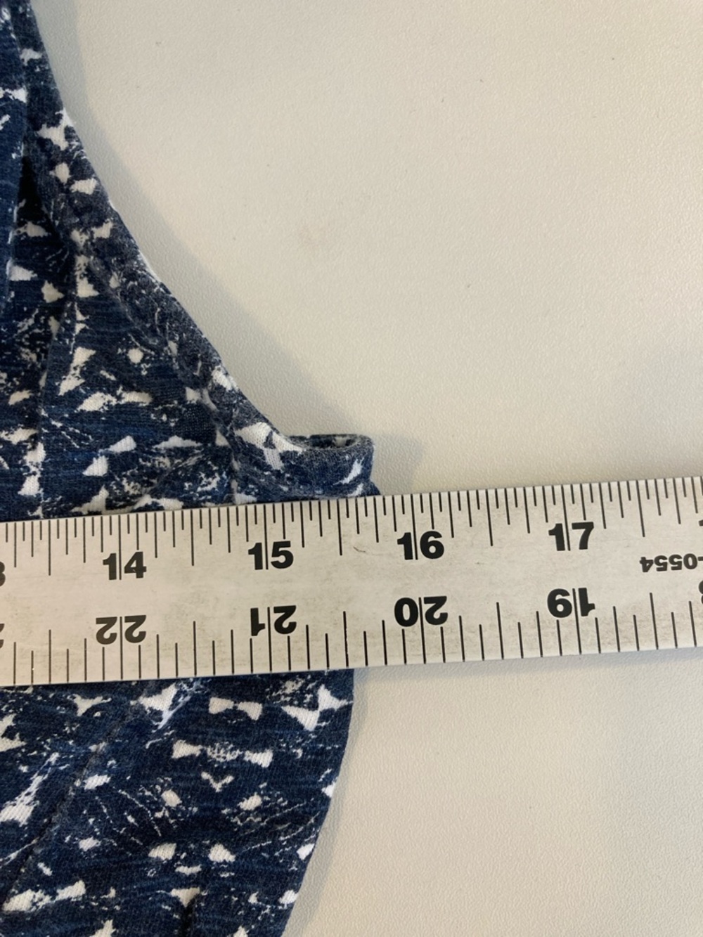 Eddie Bauer Navy and White Printed Tank Maxi Dress Medium Tall - Picture 4 of 5